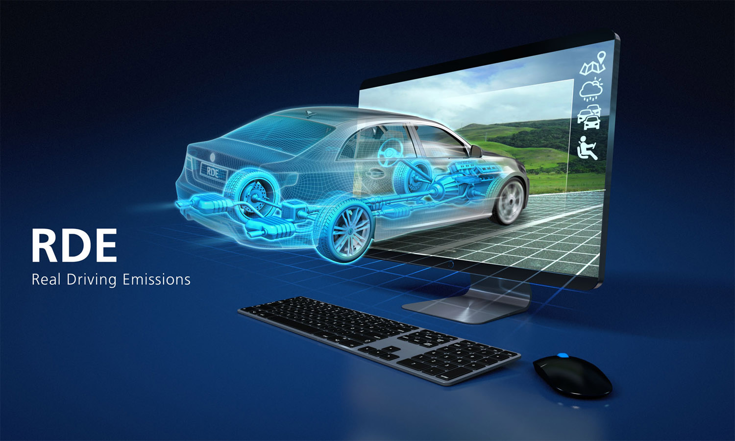 Keyvisual Real Driving Emissions Software